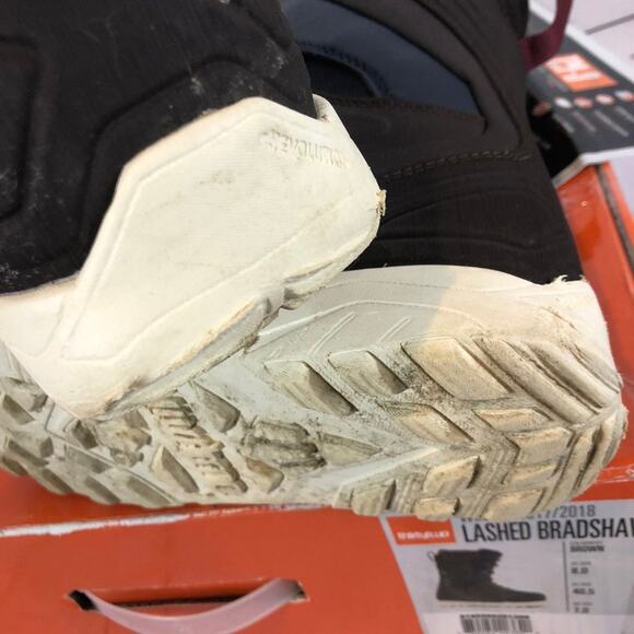 THIRTYTWO LASHED 2017-2018 SNOWBOARD MENS BOOTS BROWN size 8 - Picture 11 of 12